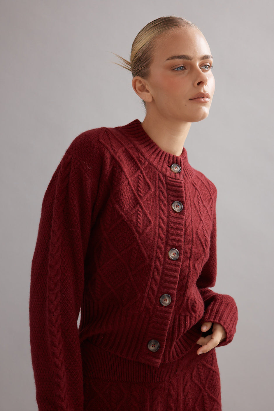 Cable Knit Cardi