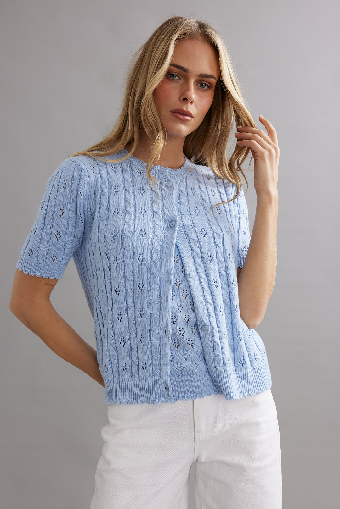 Lace Stitch Cardi