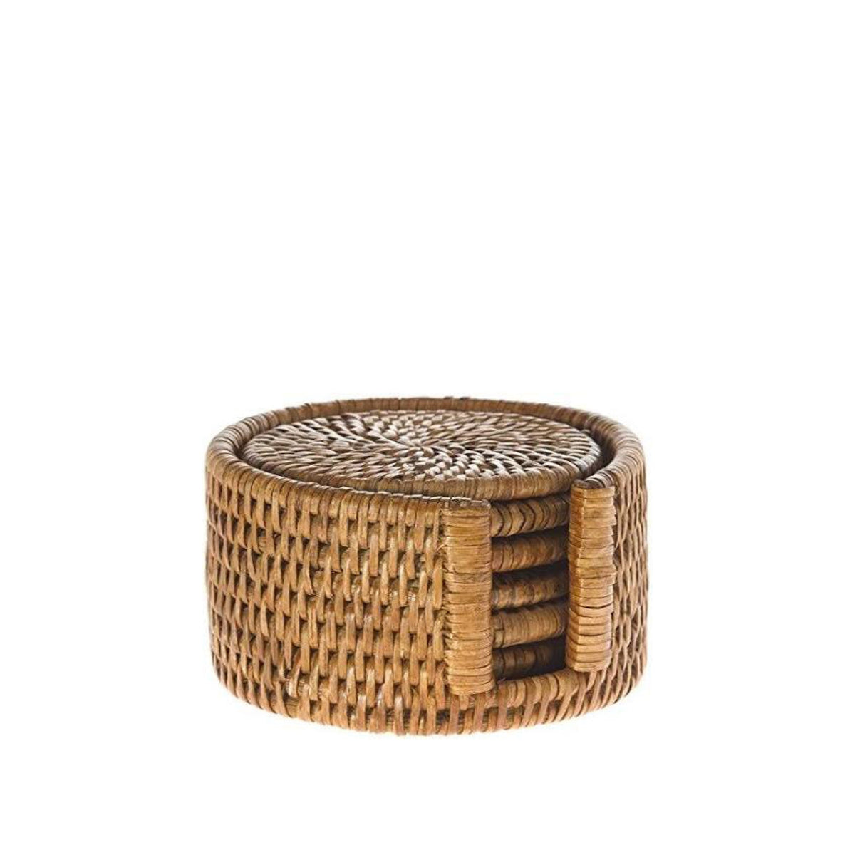 Rattan Round Coasters