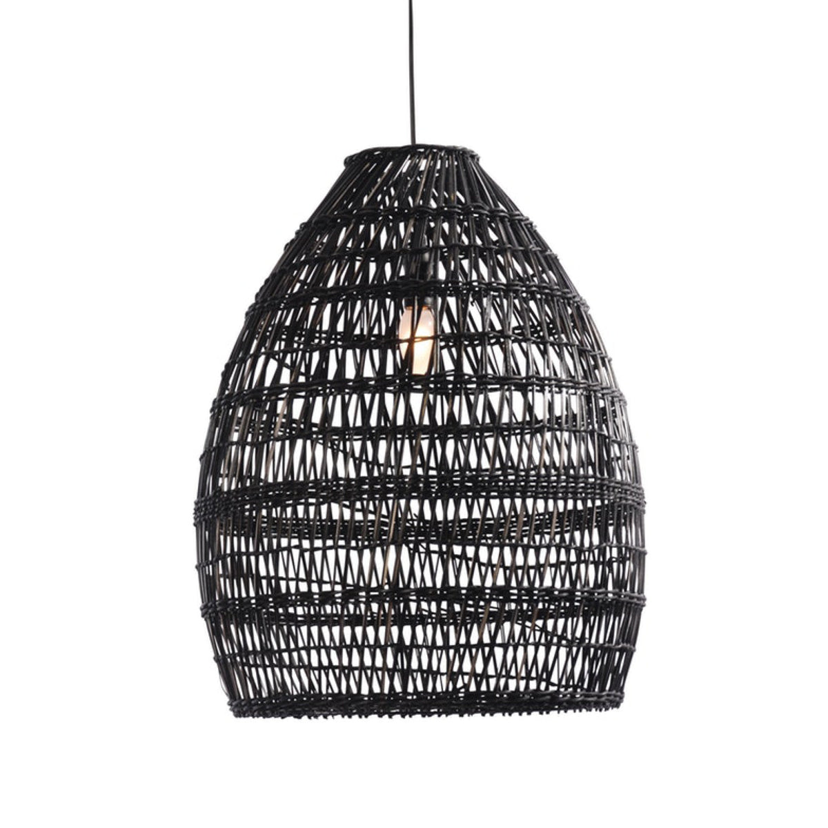 Broste Copenhagen / Lampshade / Blackwash / Large