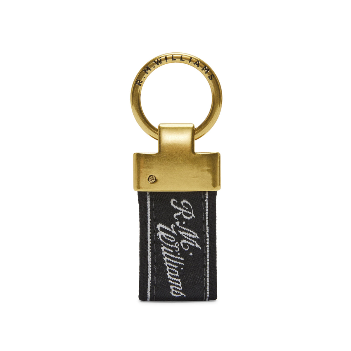 RM Williams / Clarendon Key Fob Keyring / Black