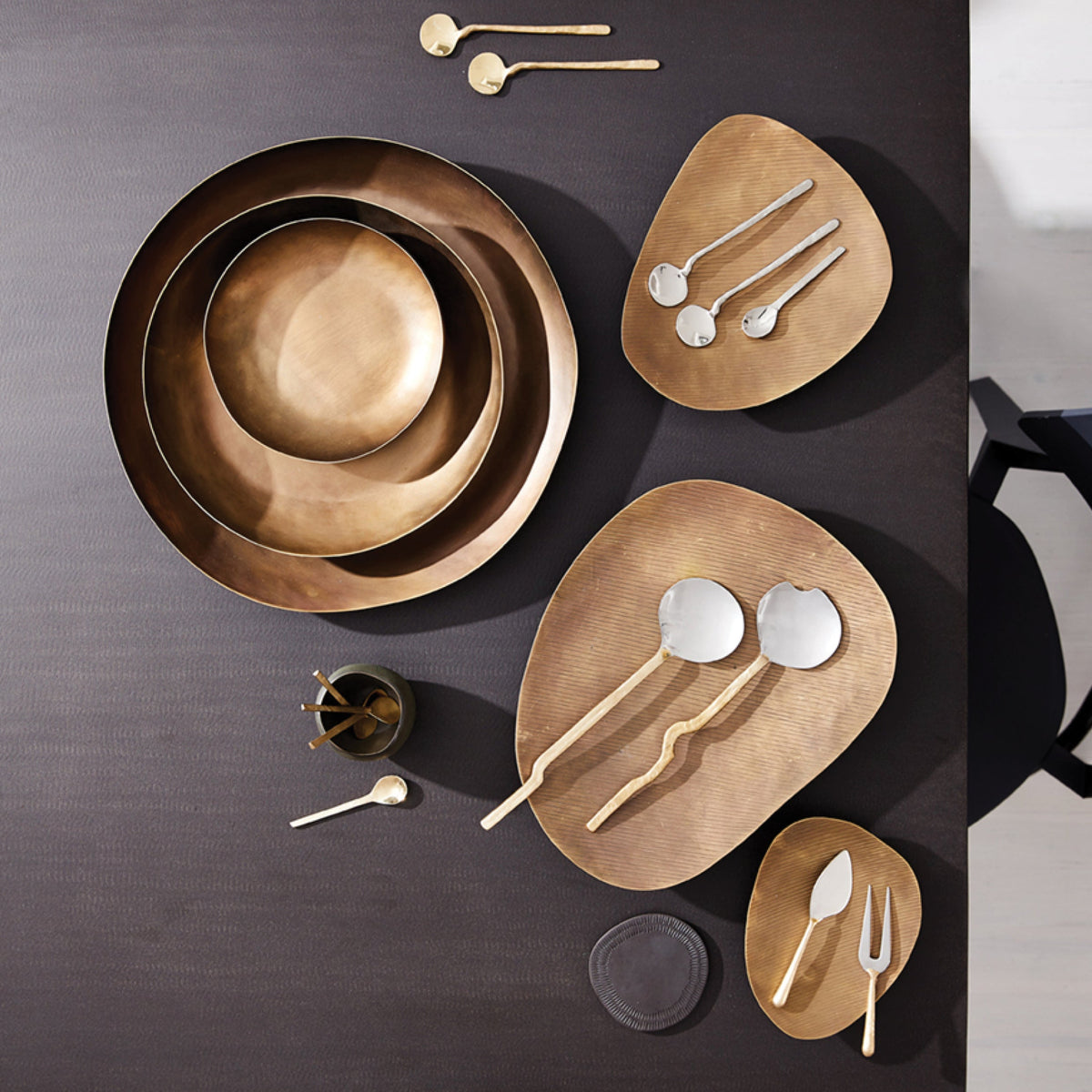 Dante Condiment Spoon / Nickel