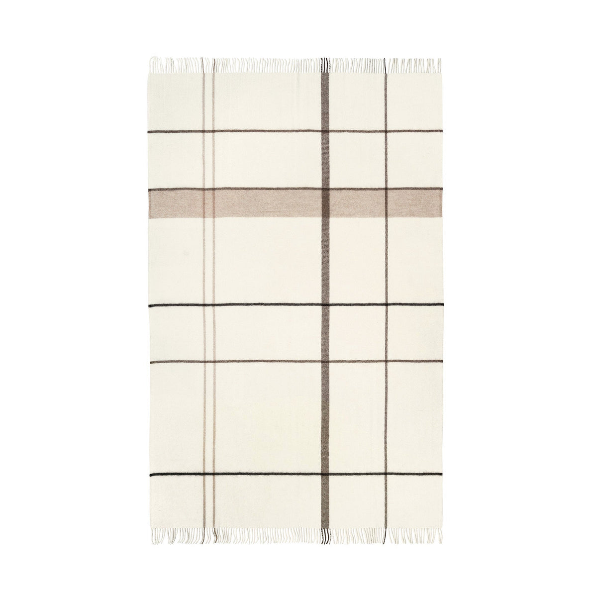 Kristina Dam / Gradient Throw / Natural Beige
