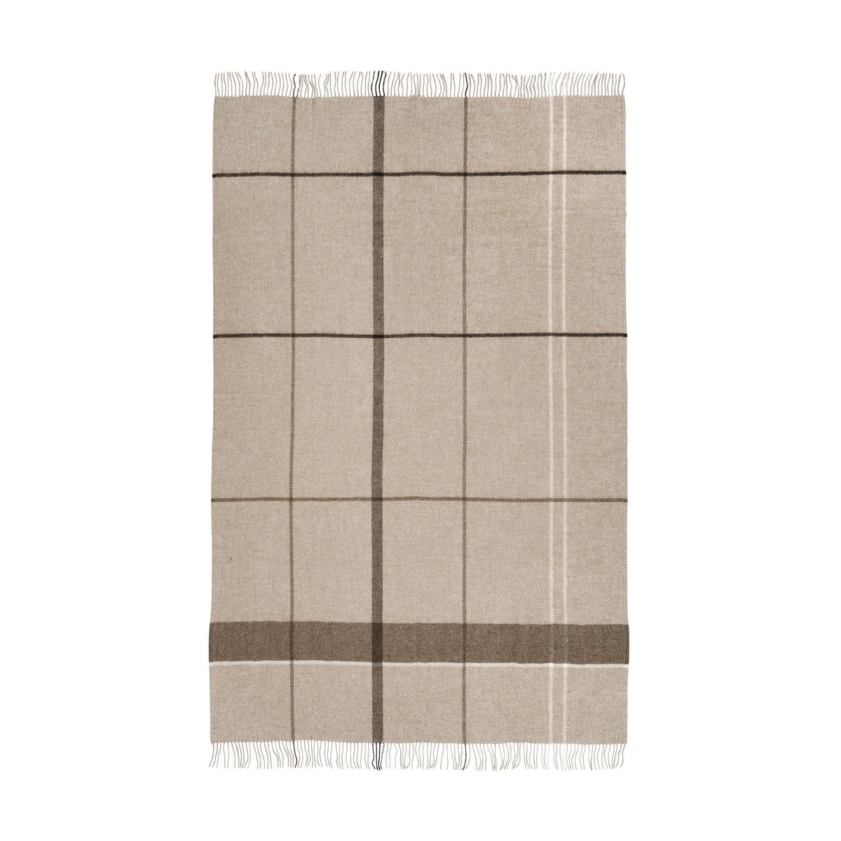 Kristina Dam / Gradient Throw / Natural Brown