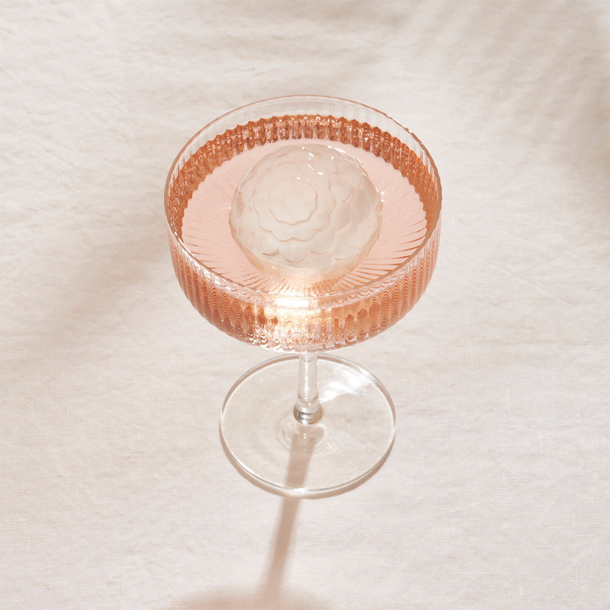 Peak / Cocktail Ice Tray Petal / Charcoal