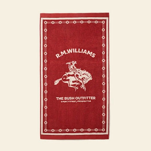 RM Williams / Cloudbuster Towel / Red Ochre