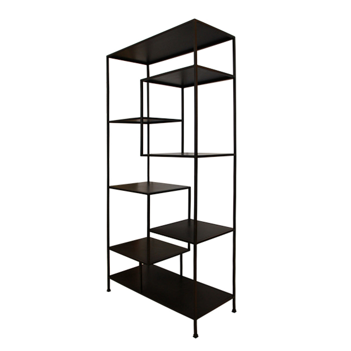 Staggered Shelving Unit