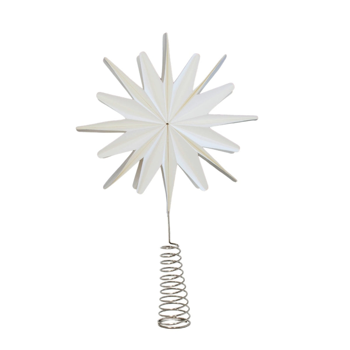 Christmas Tree 3D Star Topper / Off-White