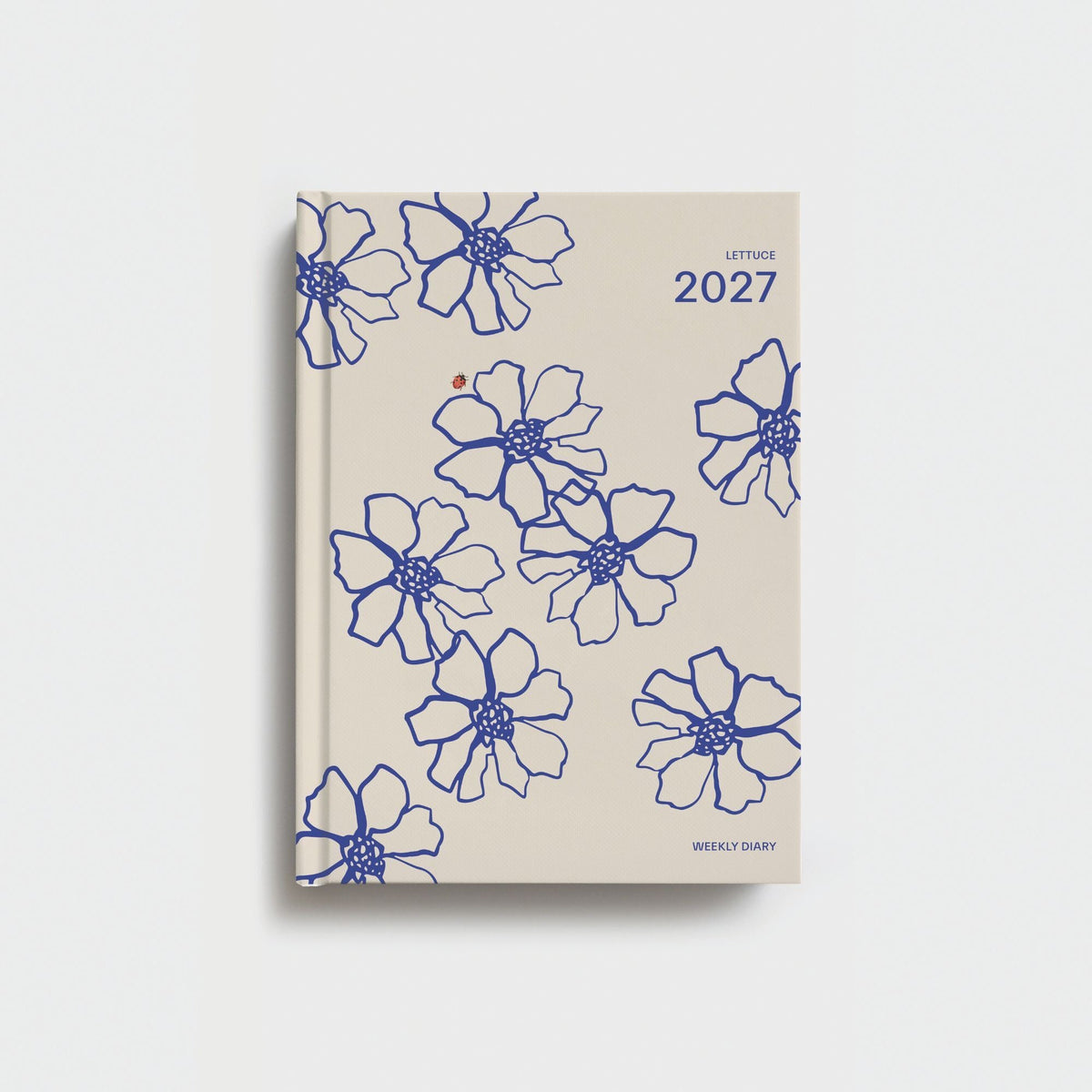 Lettuce 2027 Diary / Blue Flowers / Weekly Diary