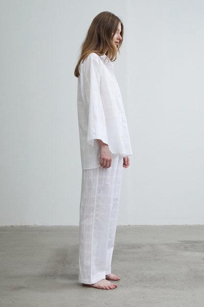 Des Sen / Long Sleep Set / Blanc
