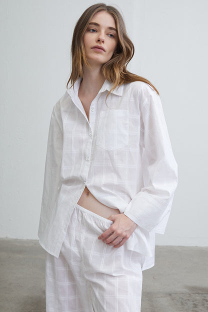 Des Sen / Long Sleep Set / Blanc