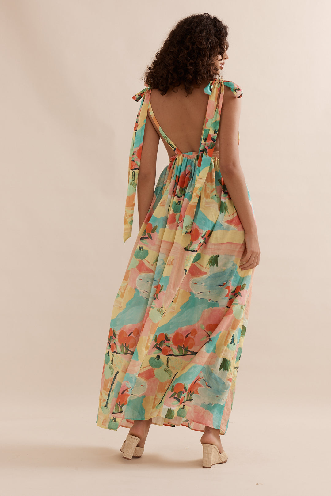 Maxi Tie Back Dress