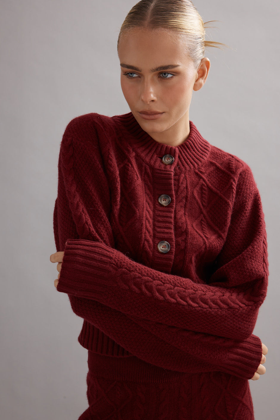 Cable Knit Cardi