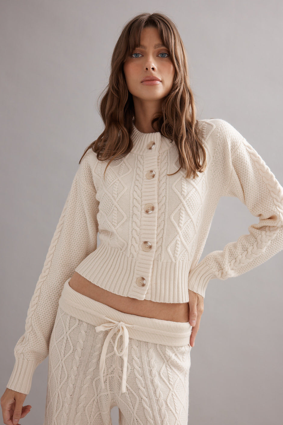 Cable Knit Cardi