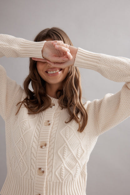 Cable Knit Cardi