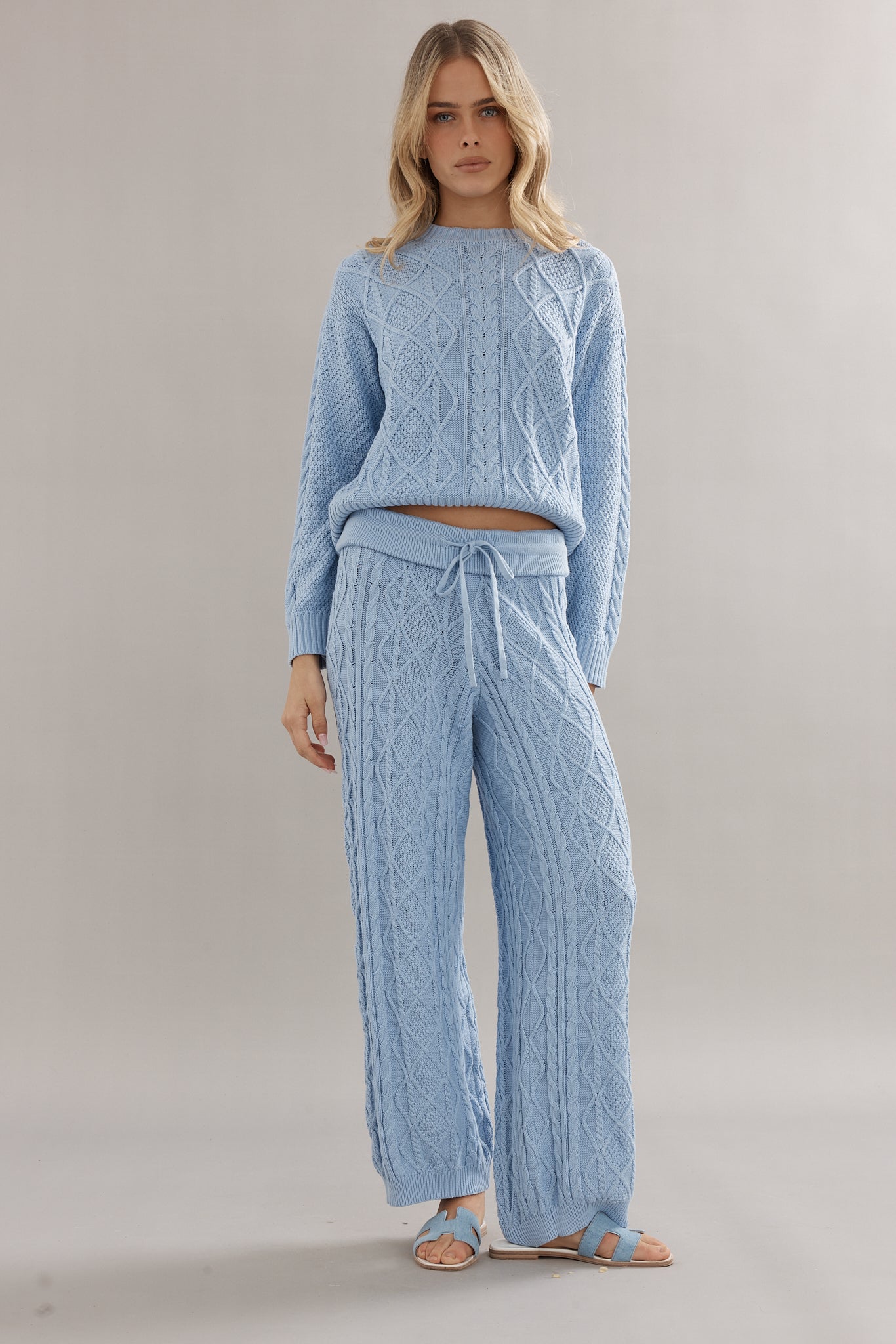 Cable Knit Pants