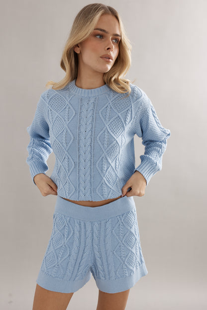 Cable Knit Shorts