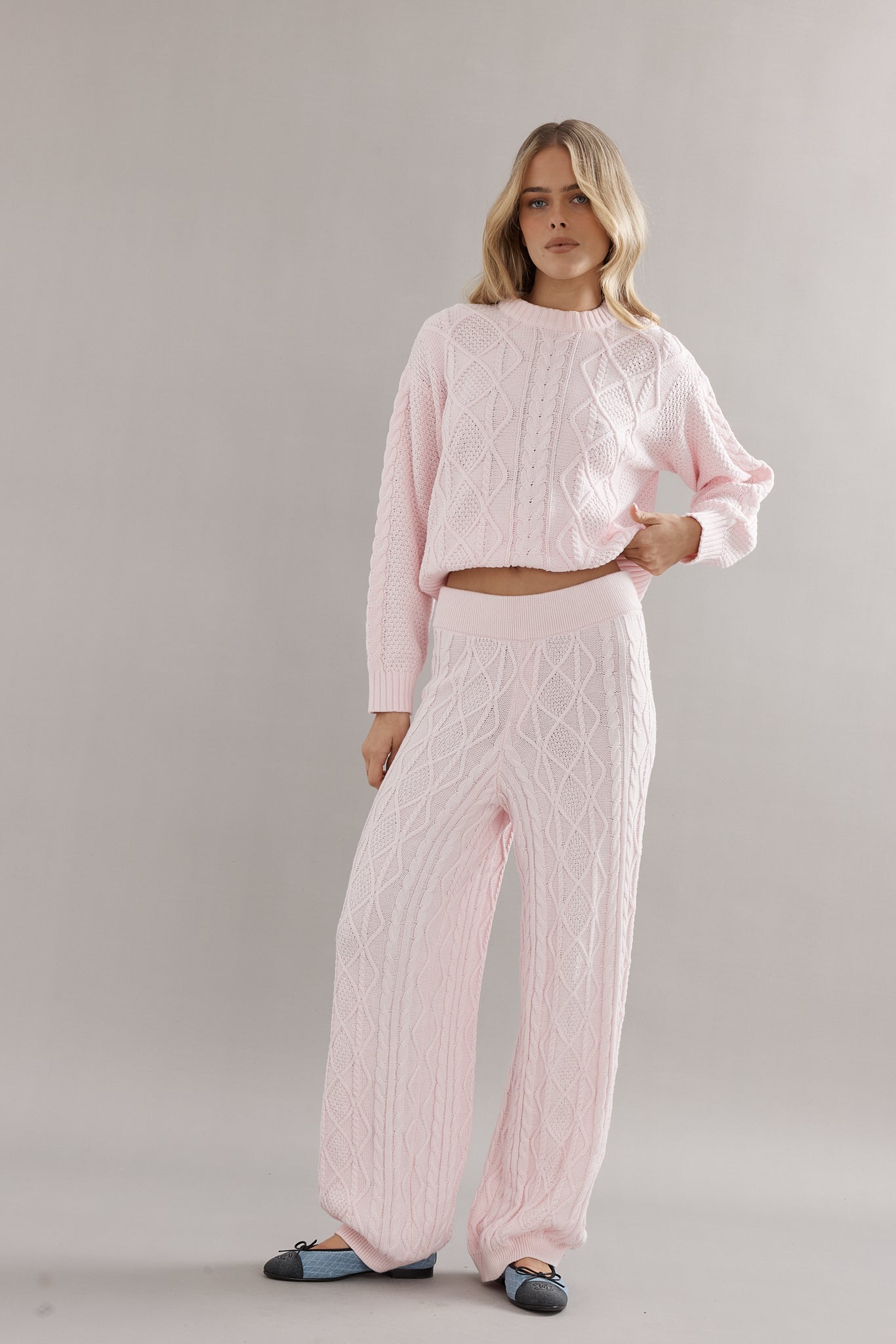 Cable Knit Pants