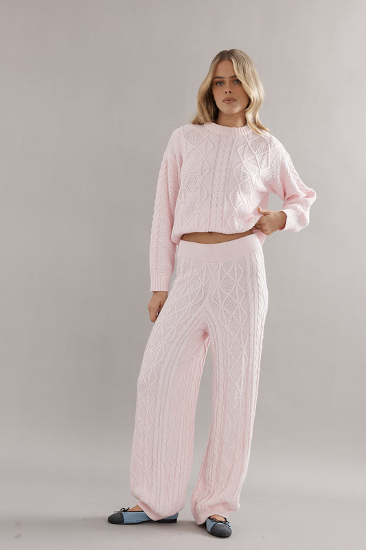 Cable Knit Pants