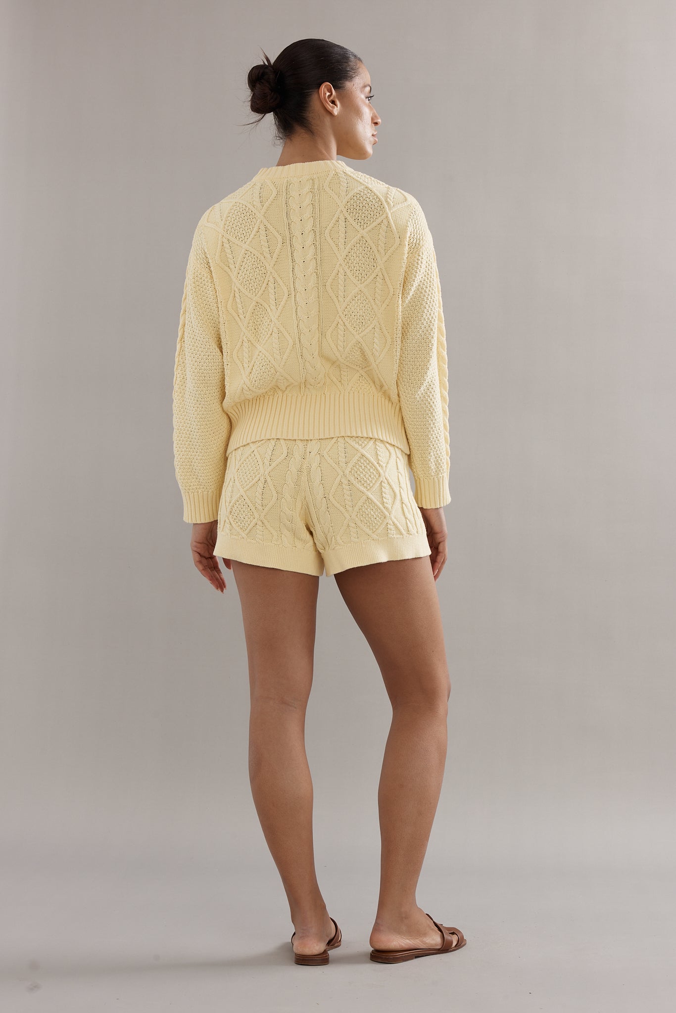 Cable Knit Shorts – Caitlin Crisp