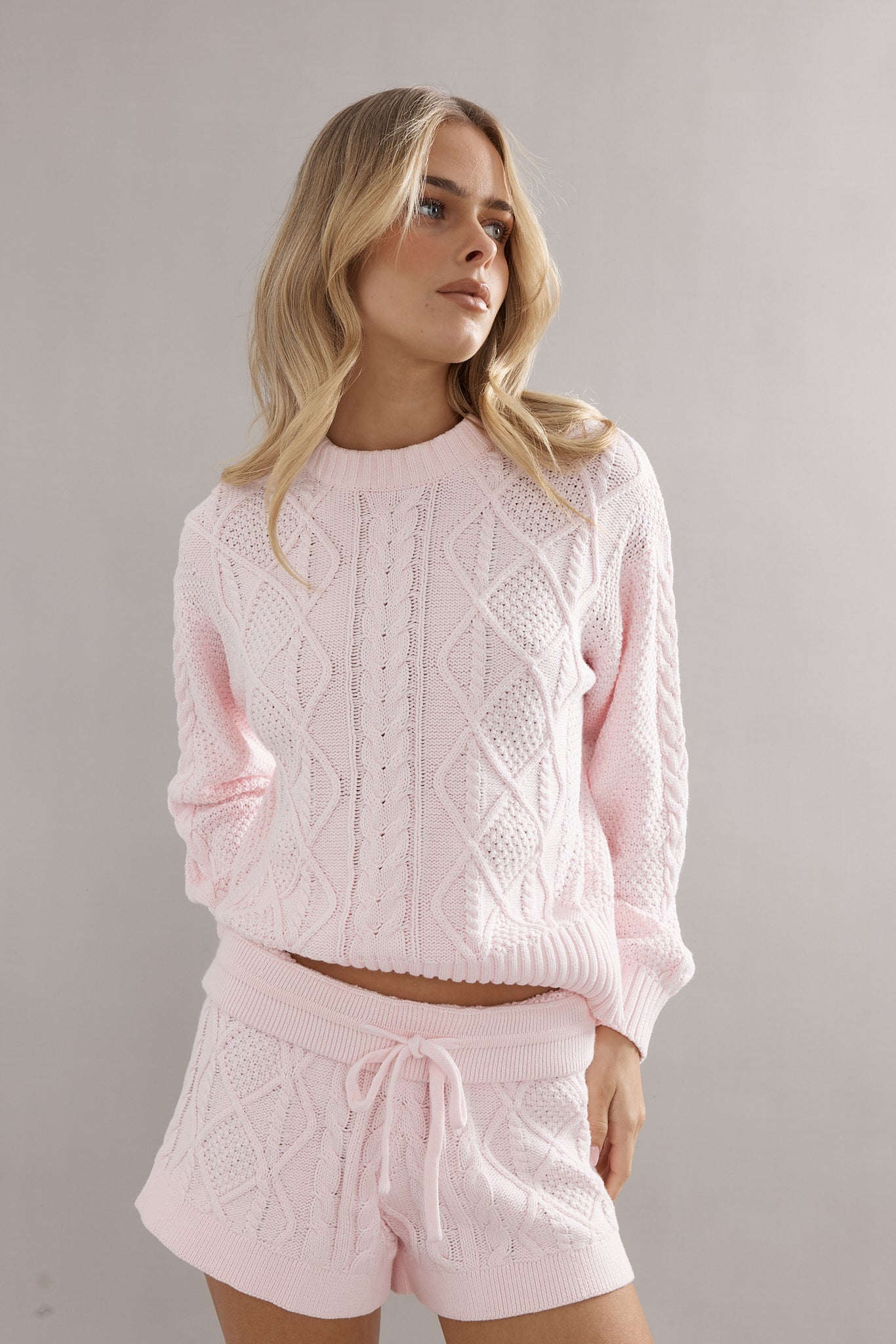 Cable Knit Shorts