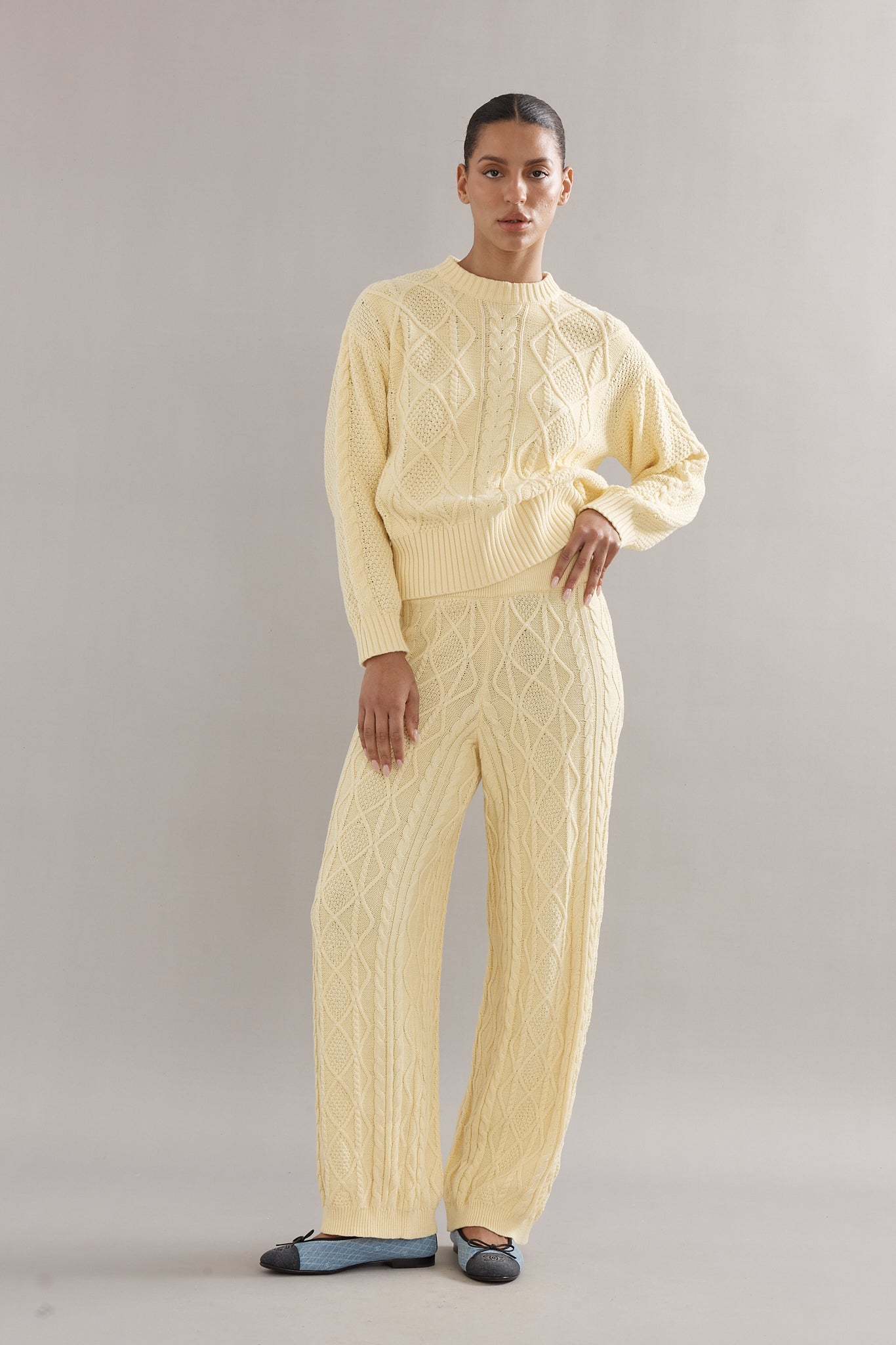 Cable Knit Pants