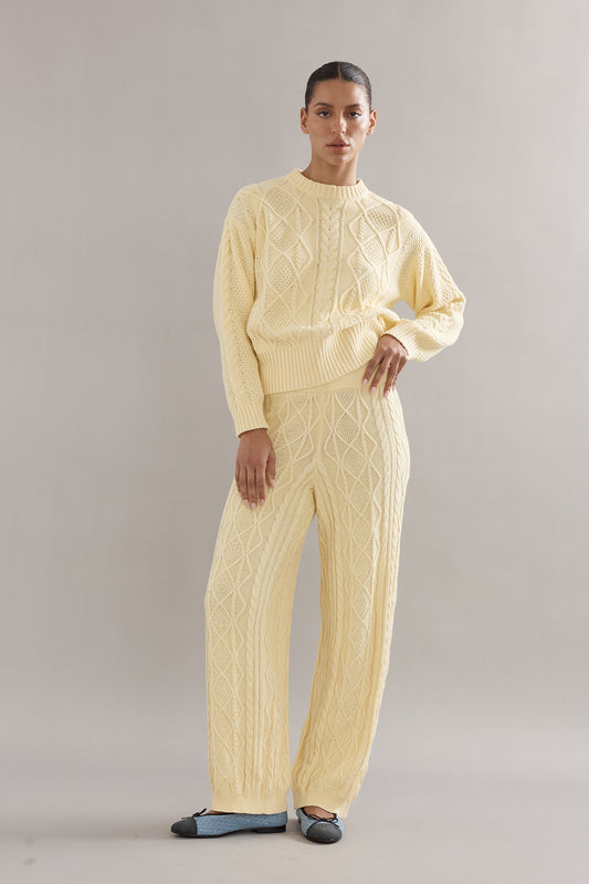 Cable Knit Pants