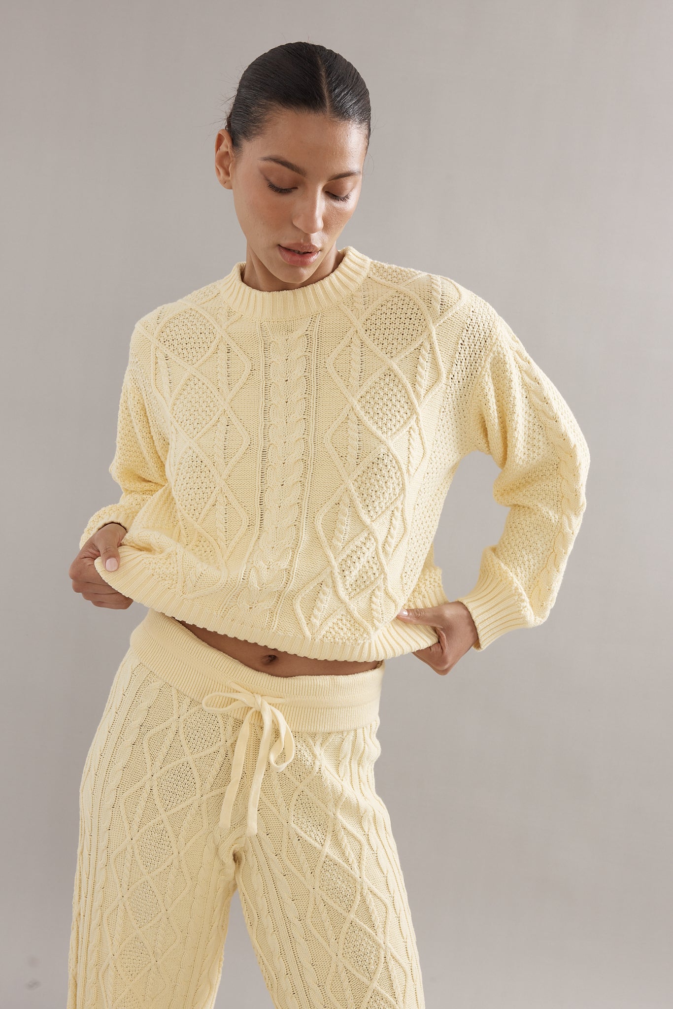 Cable Knit Pants