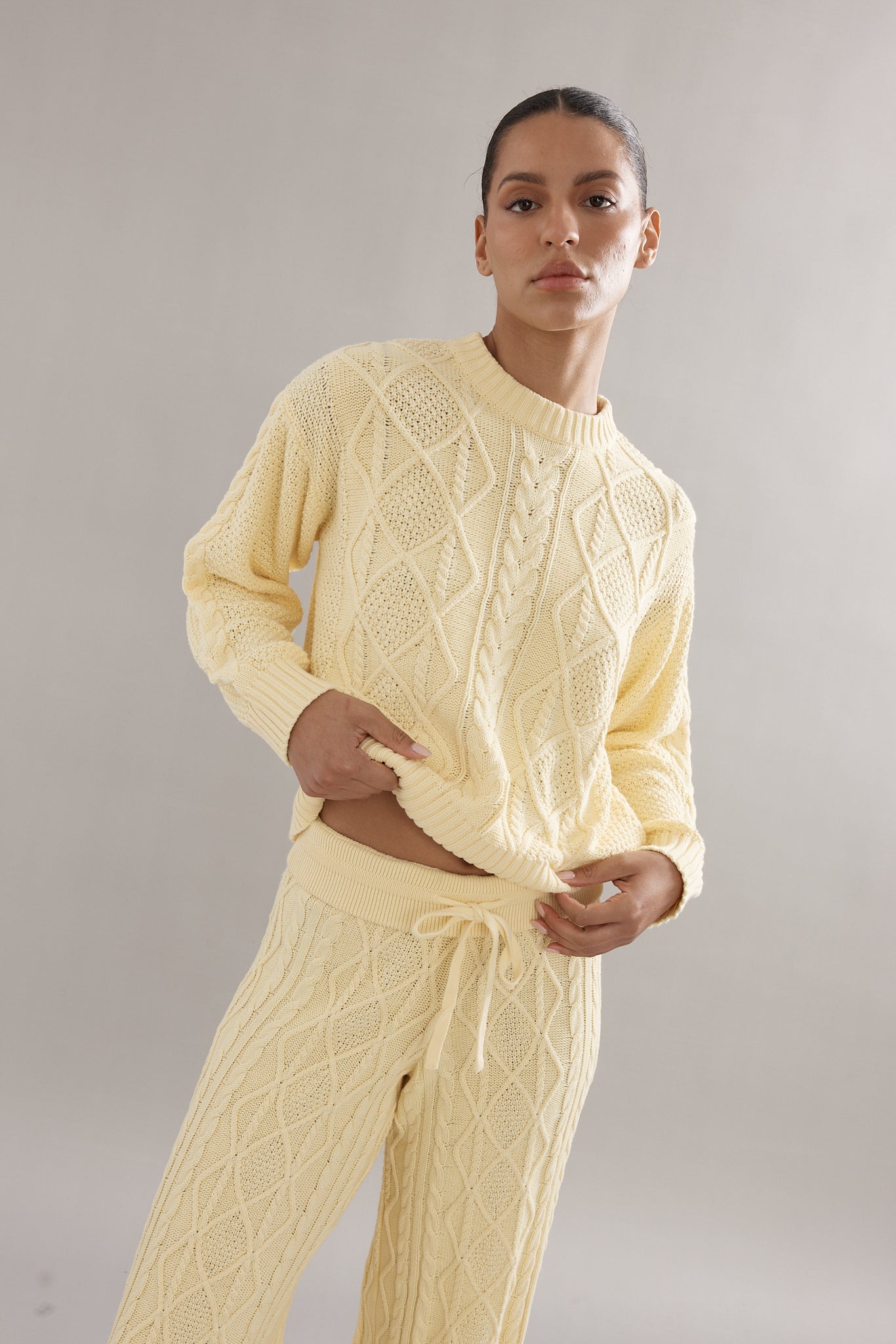 Cable Knit Pants