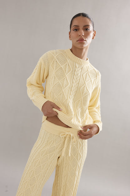 Cable Knit Pants