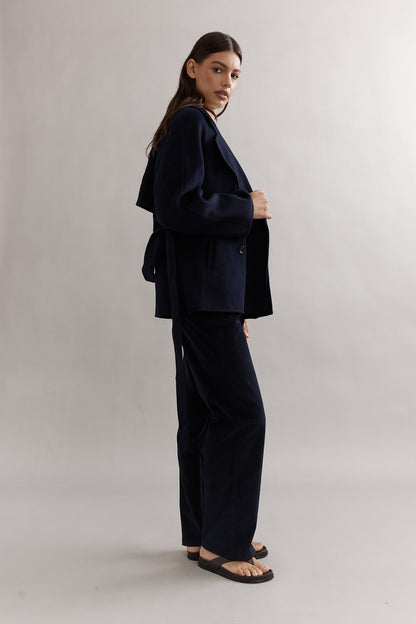 Teddy Cropped Trench