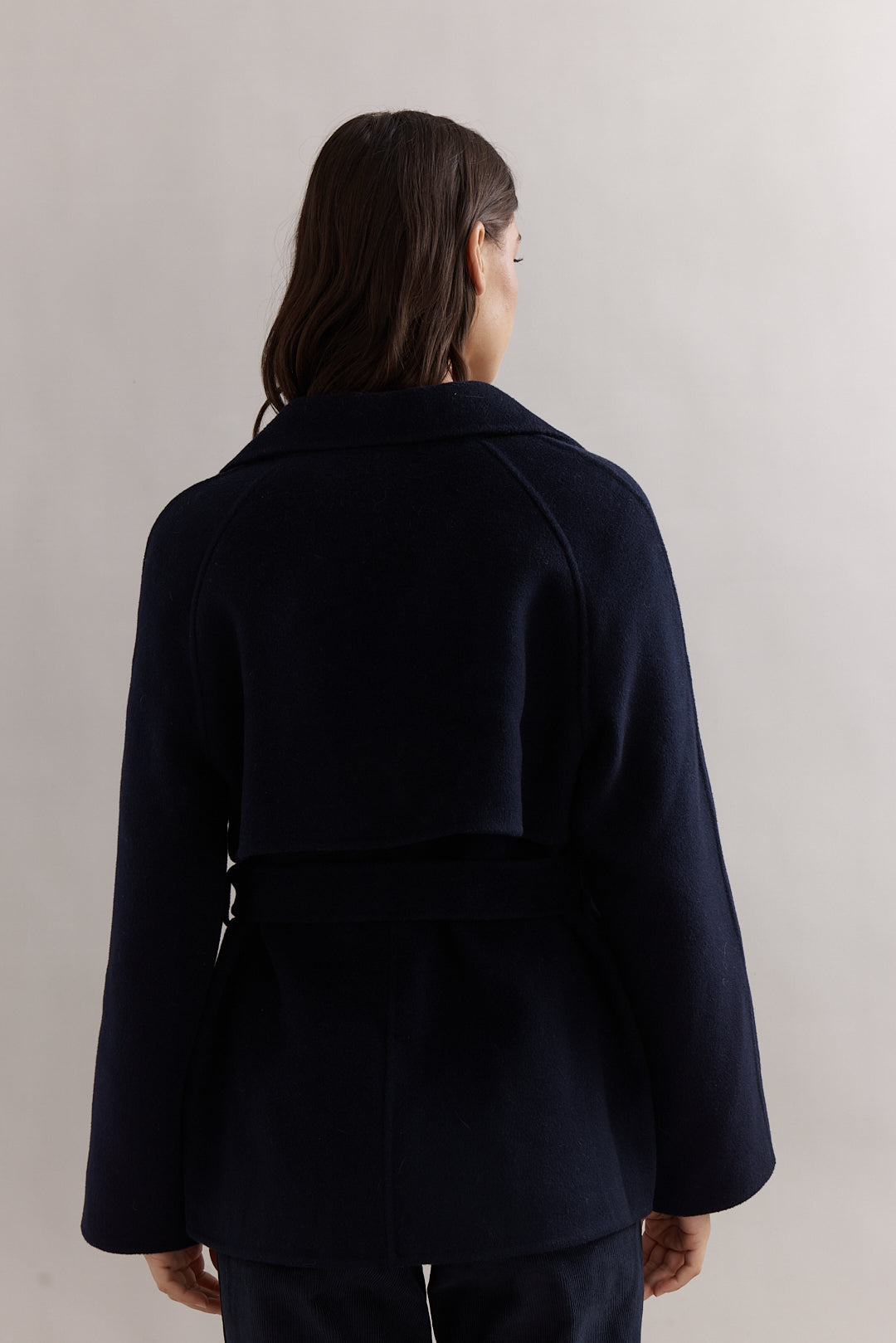 Teddy Cropped Trench