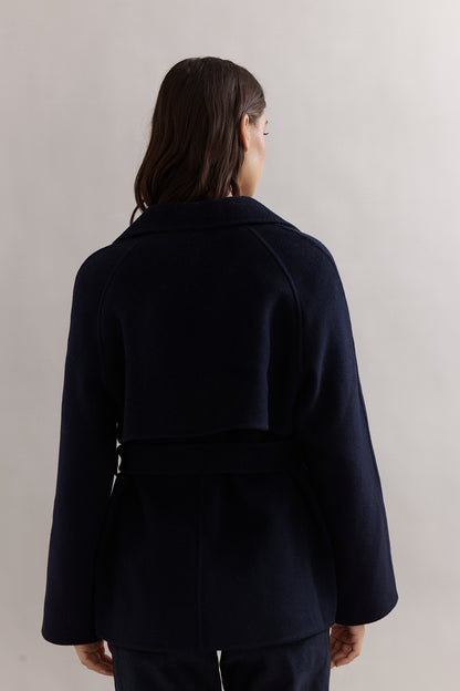 Teddy Cropped Trench