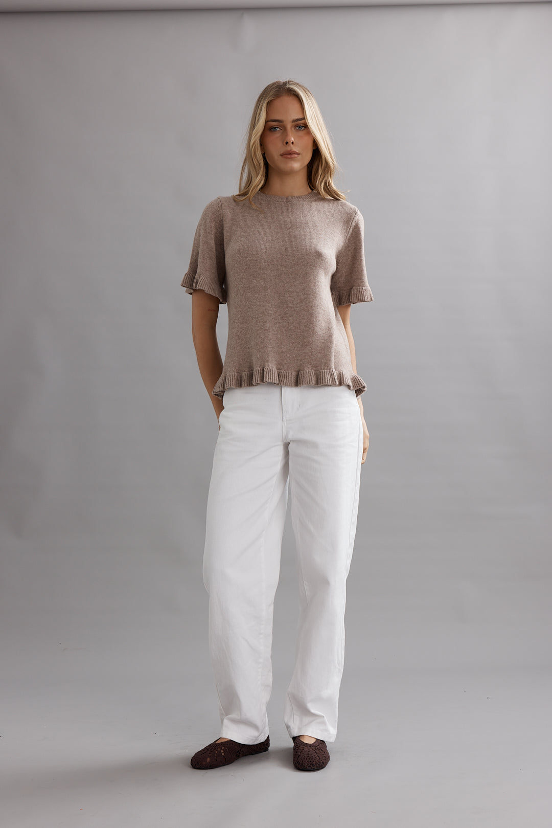 Frilly Knit Tee