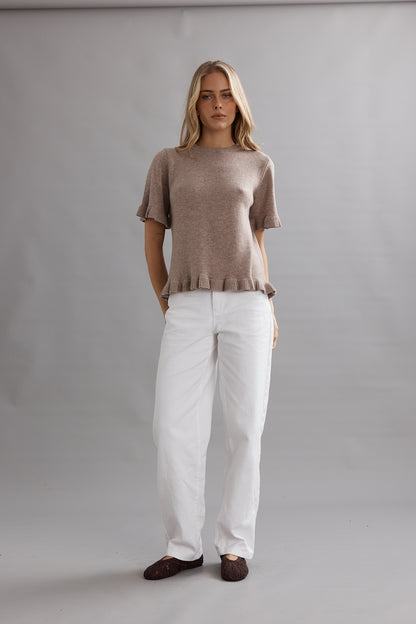 Frilly Knit Tee