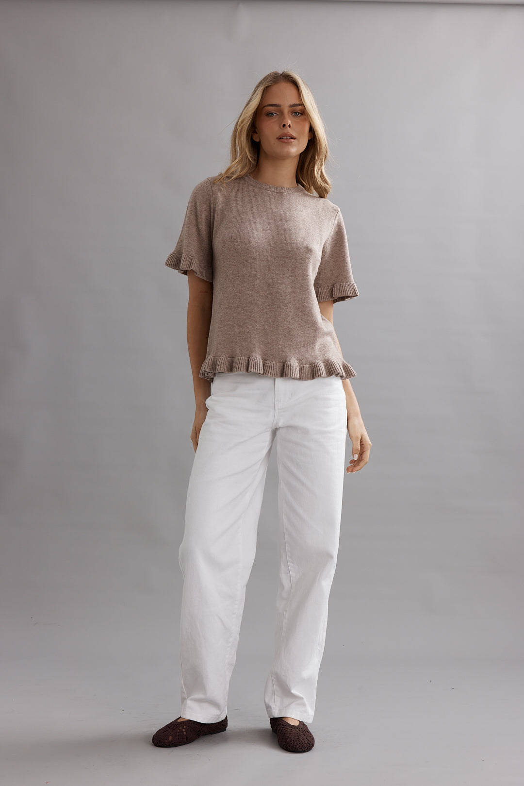 Frilly Knit Tee
