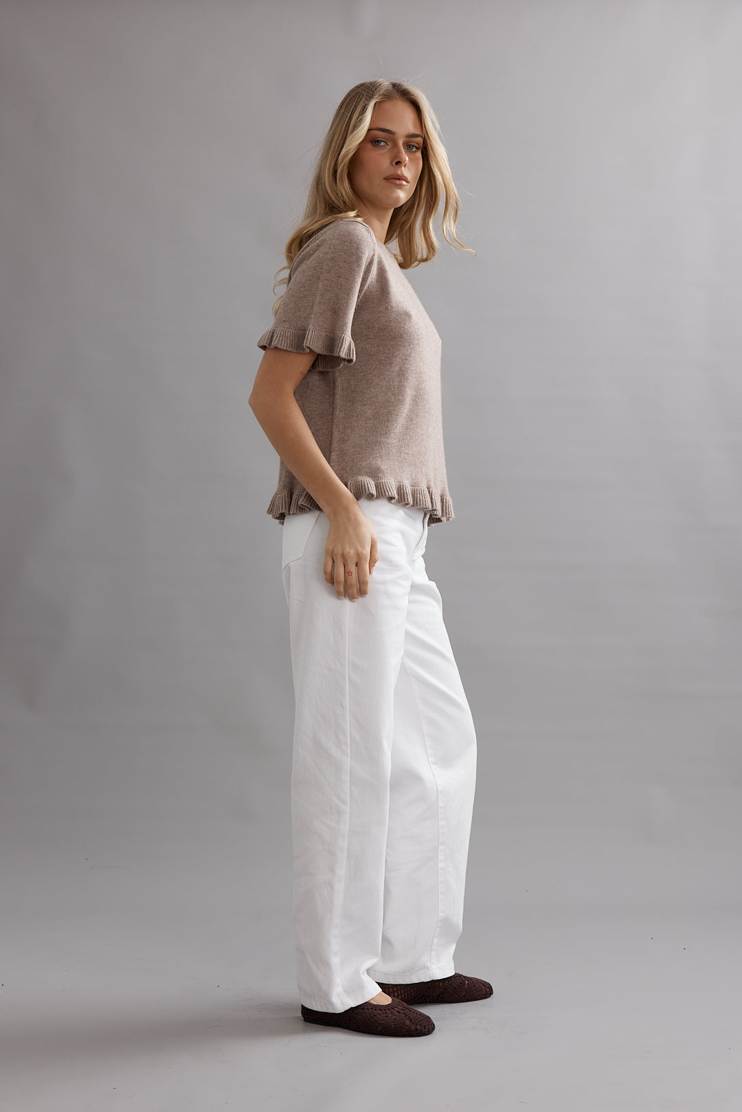Frilly Knit Tee