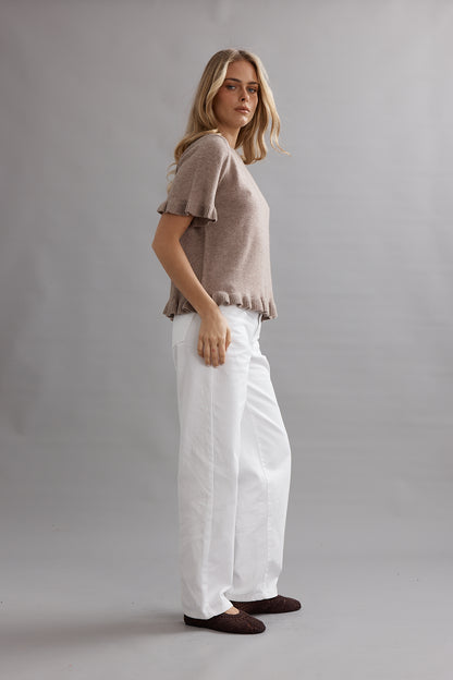Frilly Knit Tee