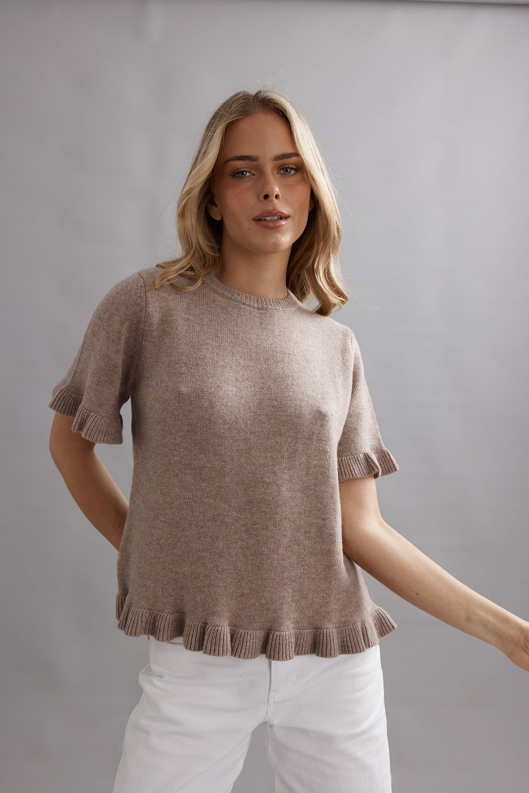 Frilly Knit Tee