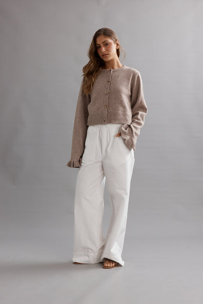 Frilly Crop Cardi