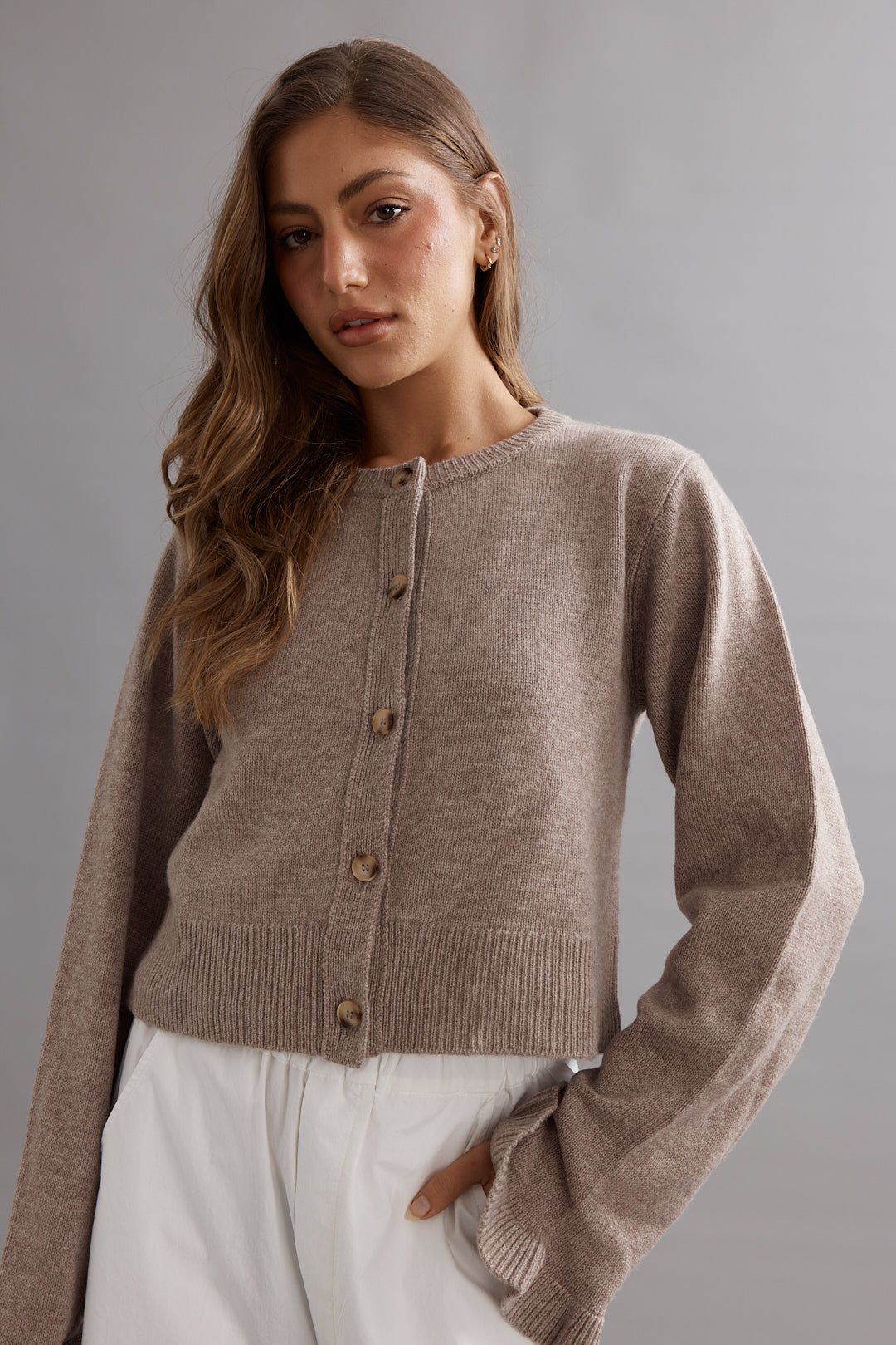 Frilly Crop Cardi