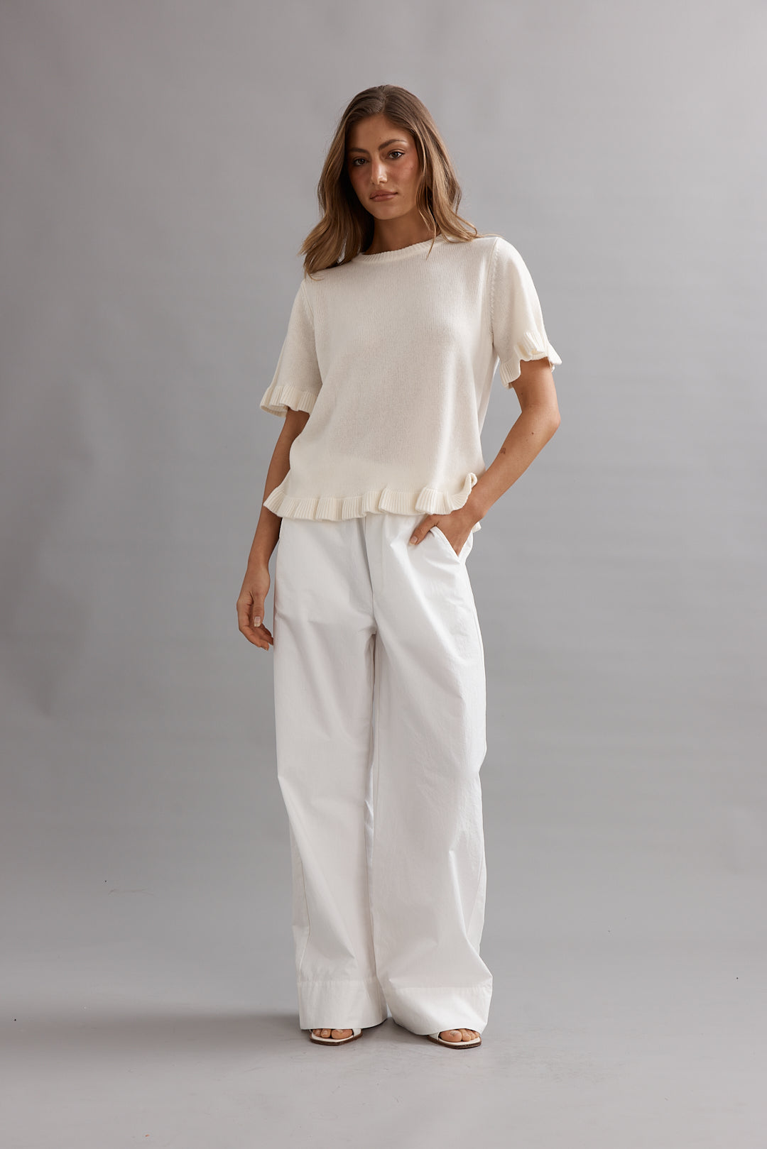 Frilly Knit Tee