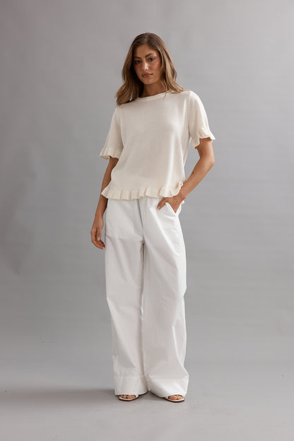 Frilly Knit Tee