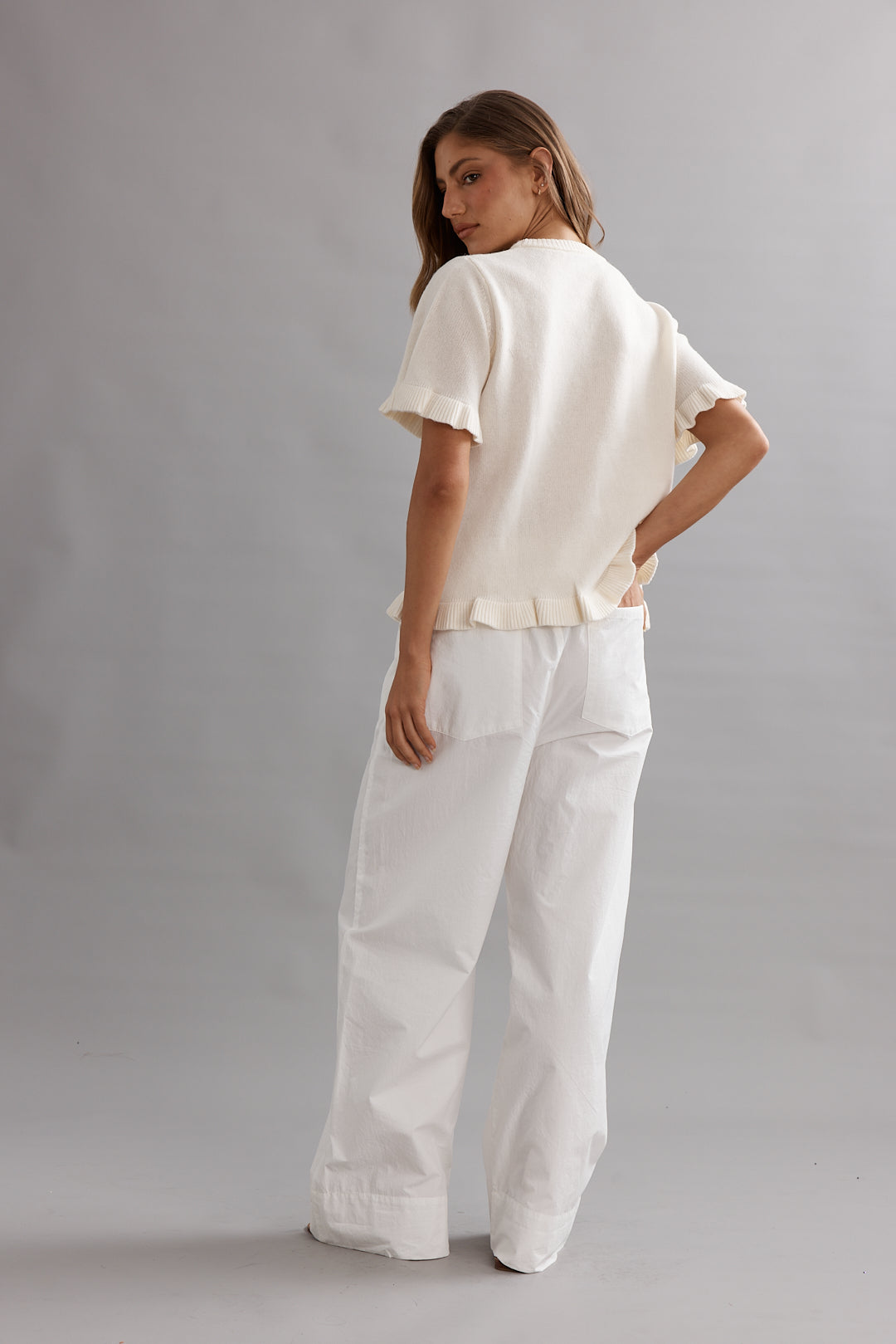 Frilly Knit Tee