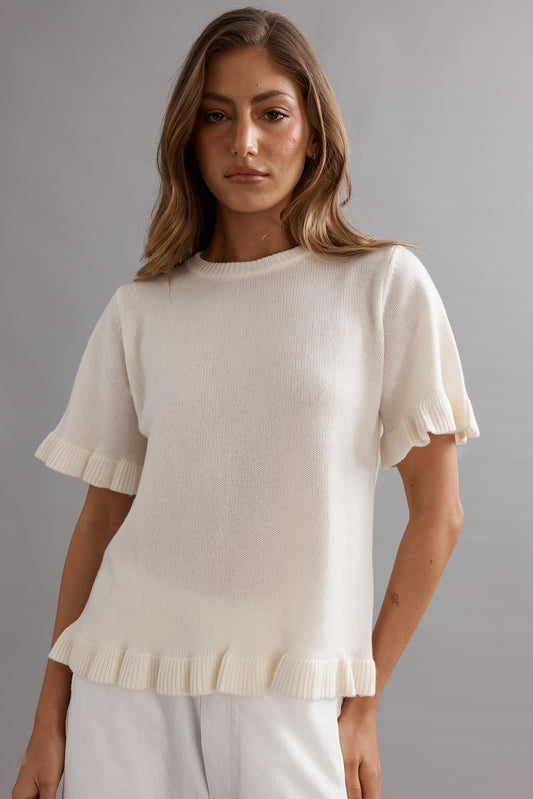 Frilly Knit Tee