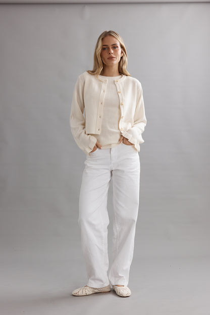 Frilly Crop Cardi
