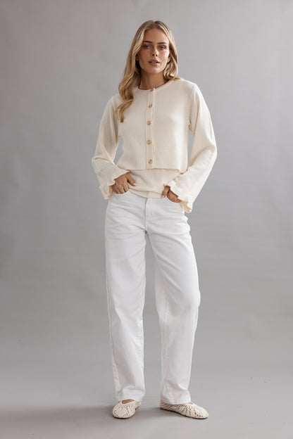 Frilly Crop Cardi