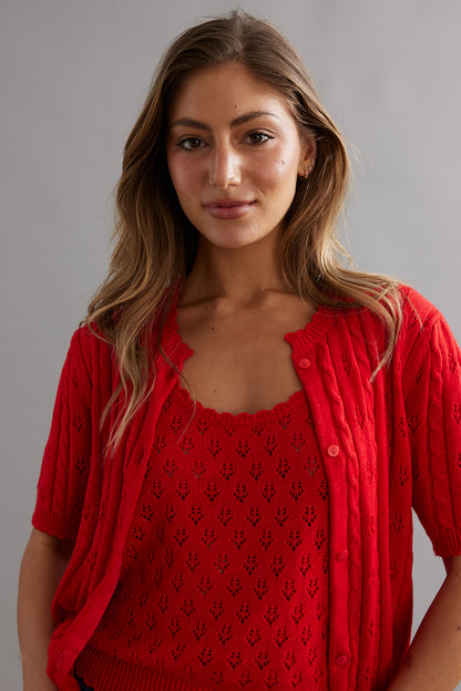 Lace Stitch Cardi