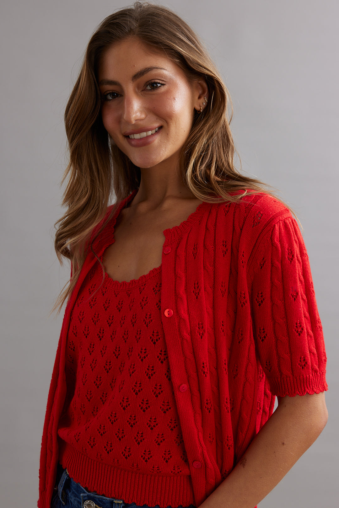 Lace Stitch Cardi