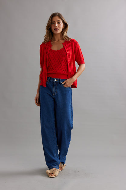 Lace Stitch Cardi